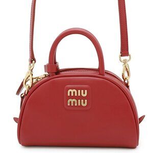 MIU MIU Red Leather Bag
